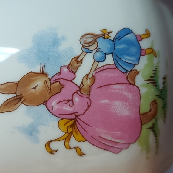 Bunnykins set Bowl and cup Royal Doulton - Picture 2 of 6